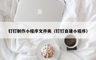 利津钉钉制作小程序文件夹（钉钉自建小程序）